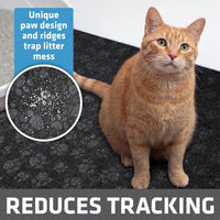 Drymate Cat Litter Box Mat, Litter Trapping Mat - Black / 28x34 Inch (Pack of 1) - image 2