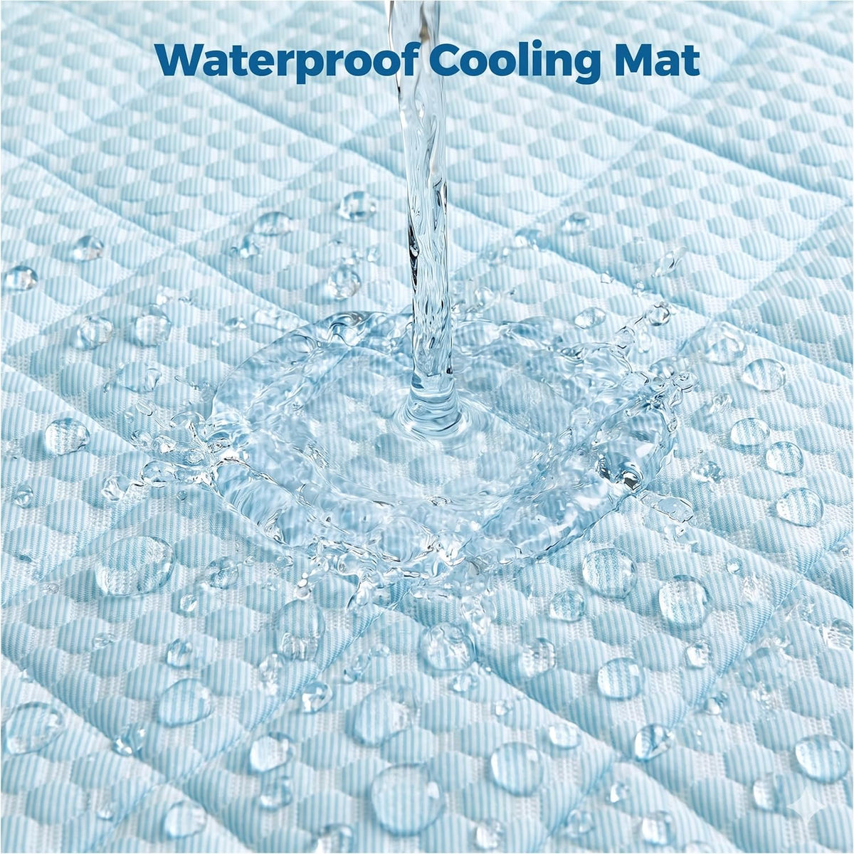 Waterproof Cooling Mat for Large Dogs 28x41 - Light Blue / 21x29 - image 3