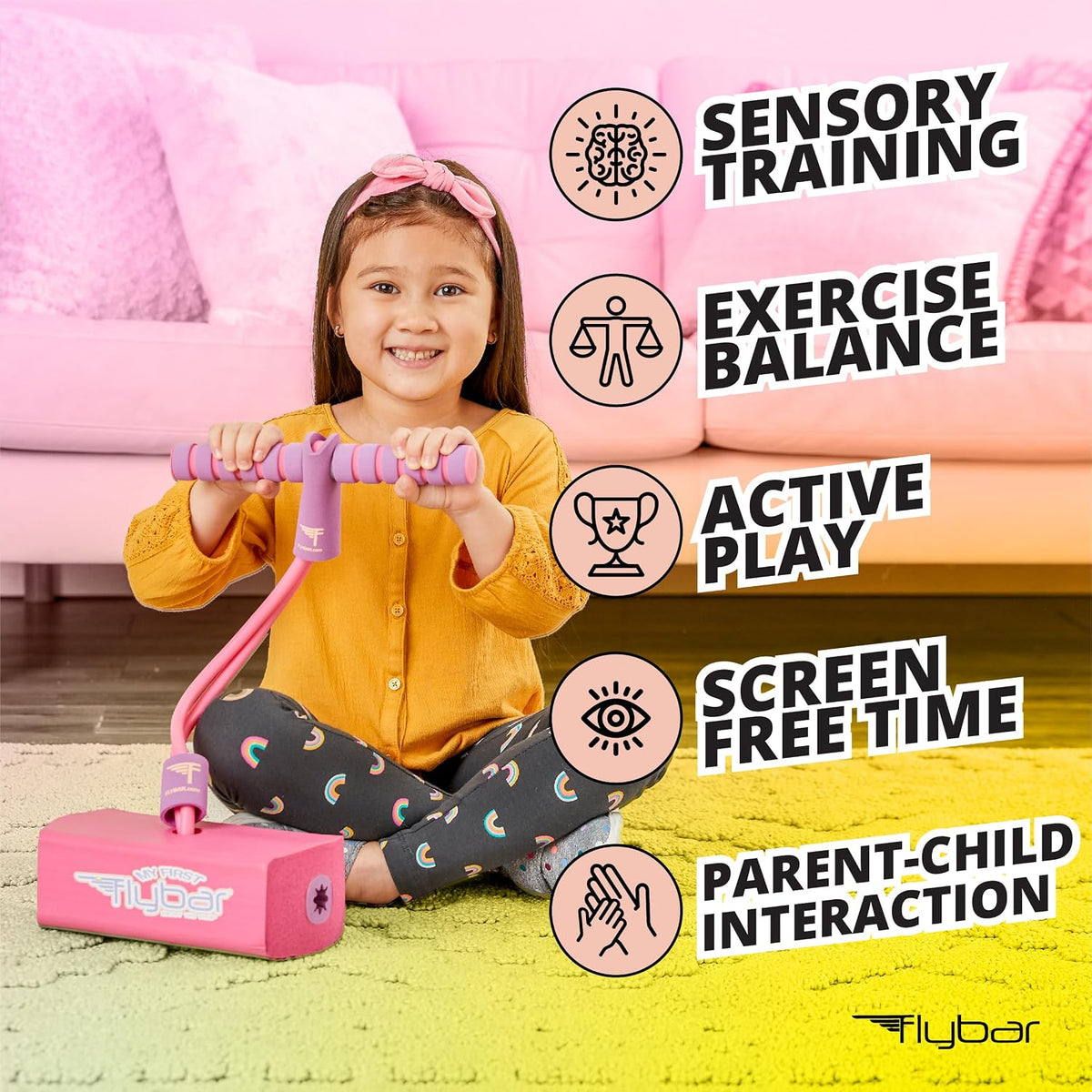 Flybar My First Foam Pogo Jumper for Kids Fun and Safe Pogo Stick - Pink - image 3