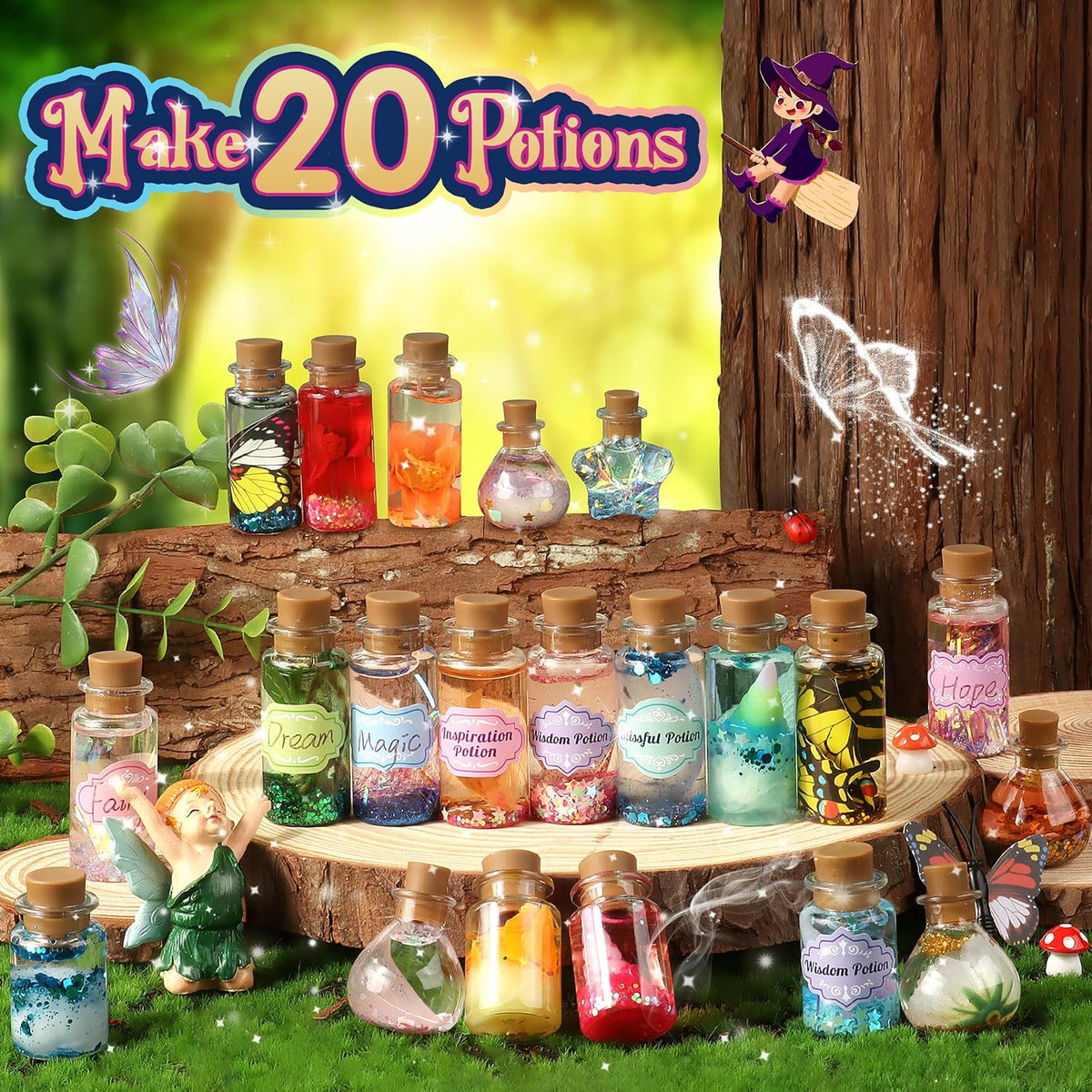wookidel Fairy Potion Kit for Kids, Magic Kit - B-Fairy Kit - image 2