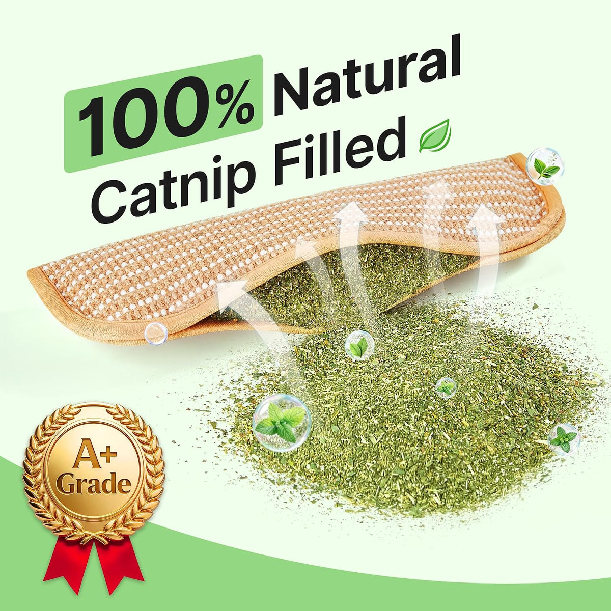 Potaroma Cat Toys Pack of 2 with 6000mg A+ Organic Catnip - image 2