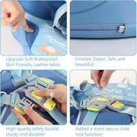 Mambobaby Float with Canopy & Tail - Blue (Crab) - image 3