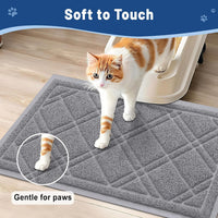 Smiry Cat Litter Box Mat 30x17 - 30x20 / Grey - image 4