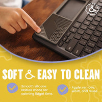 Gyre & Gimble silicone Chromebook gidget sensory palm rest with trackpad cutout - view 9