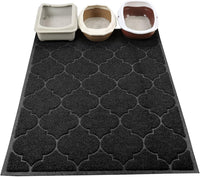 LittleTiger Cat Litter Mat, XL Super Size, Phthalate Free - Black - image 2