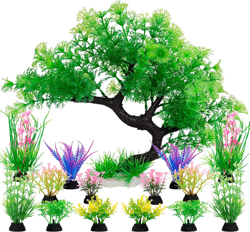 MyLifeUNIT Fish Tank Decorations - Green Set