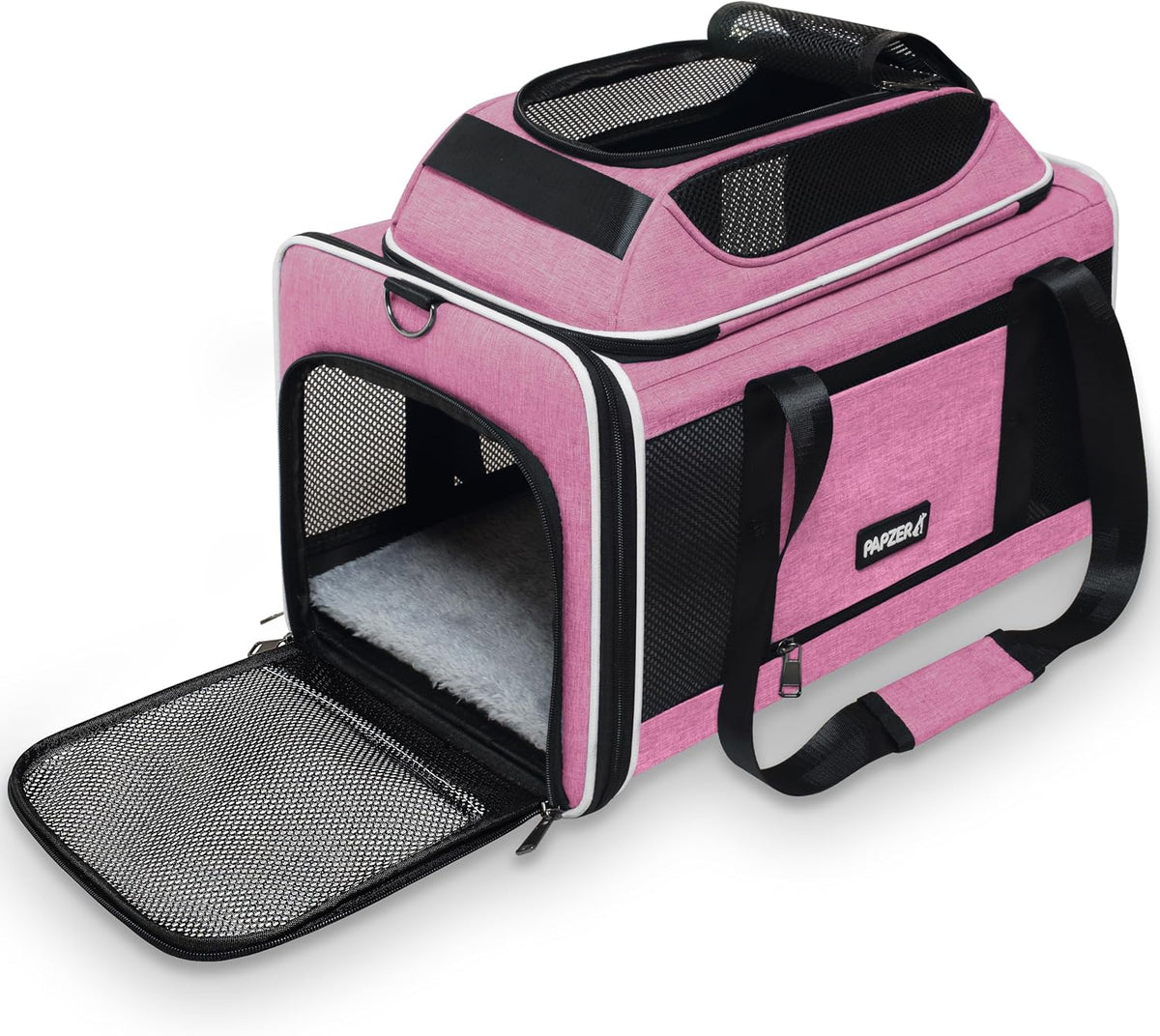 Cat Carrier Top-Expandable 18x11x11 - Pink