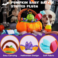 JOYIN baby pumpkin Halloween playset with play pieces and a pumpkin basket - view 6
