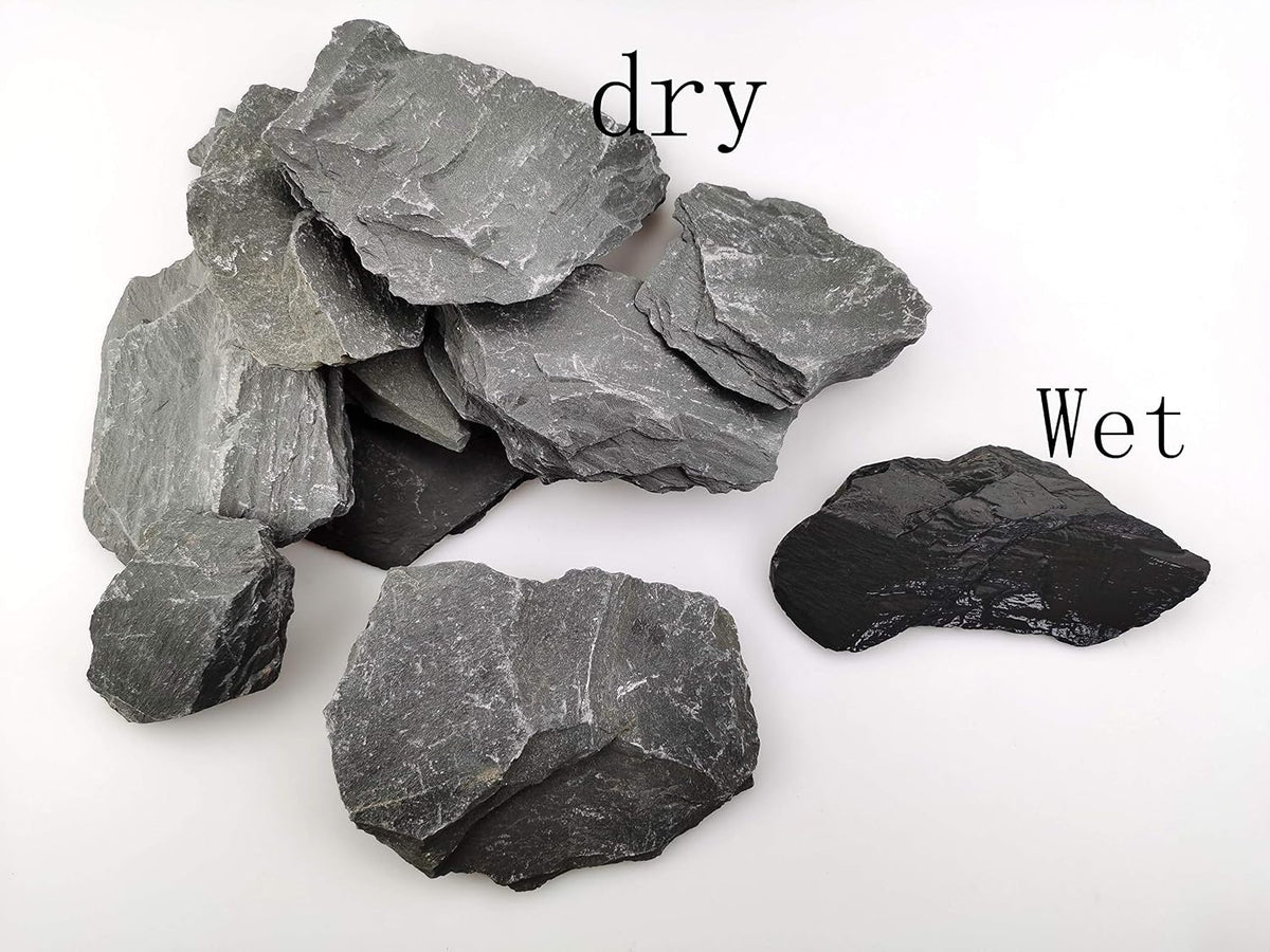 Voulosimi Natural Slate Rocks PH Neutral Stone Perfect Rocks - 1-3 inch / 10 LB - image 3