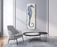 Yihui Arts Hand Painted Seahorse Canvas Art Wall Painting Pictures For Office Decoration