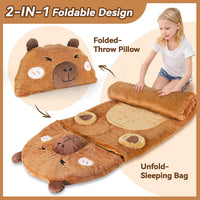 iPlay, iLearn Kids Unicorn Sleeping Bag - Capybara - image 4