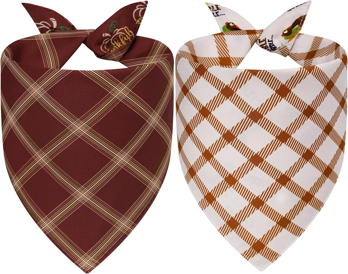 Halloween Dog Bandanas Large 2PCS - 26-Tur Pum / Small - image 2