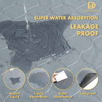 DAHAPYBOO Washable Pee Pads for Dogs 18x24 - 36X72-4P / 4 - image 2