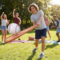 Sotiff inflatable baseball bats, 6-pack of 29.5 inch blow up bats in Wood color - view 7