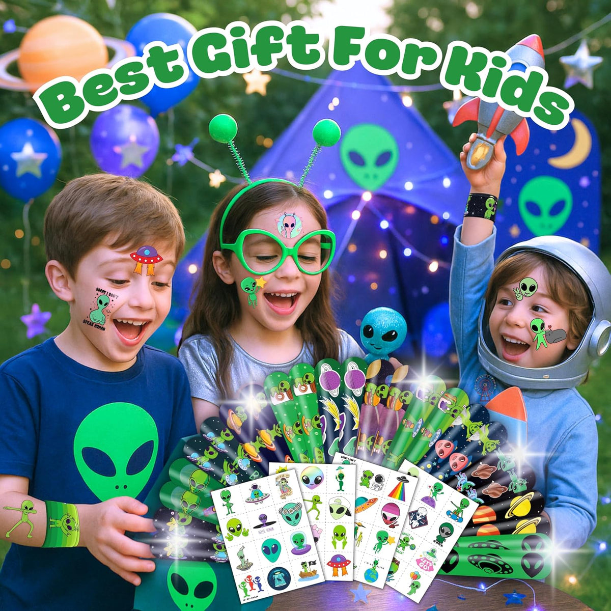 72PCS Space Alien Party Favors - Alien - image 2