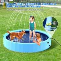 47'' Foldable Dog Pet Bath Pool, Heavy Duty Non-Slip Kiddie Pool - 5XL-97'' Dog Pool - image 4