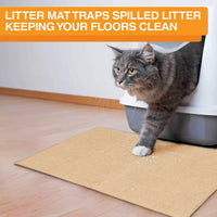 Neater Pets Jute Cat Litter Trapping Mat - Beige - image 3