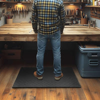 Mohawk Home Heavy Duty Rubber Stall Mat - Gym Floor- Under Dog Crate - All Purpose Utility 2'x3' - 1/2" Thick