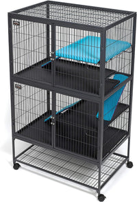 MidWest Homes for Pets Designer Ferret Nation/Critter Nation Large - Teal and Purple / 25.6"L x 19.7"W x 0.2"H - image 2