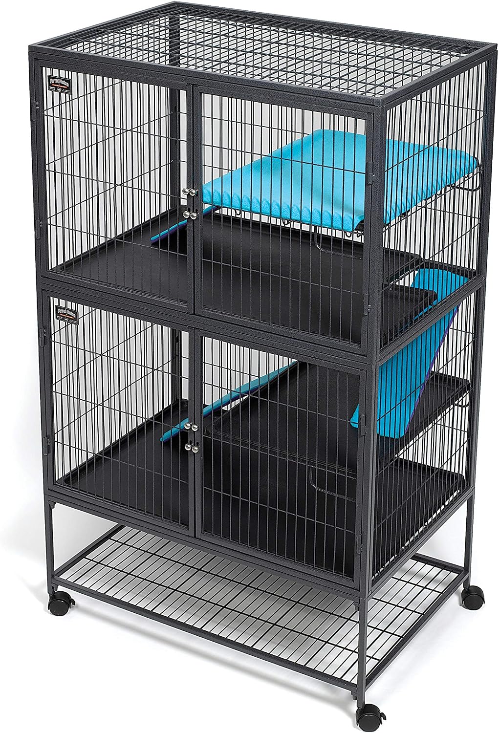 MidWest Homes for Pets Designer Ferret Nation/Critter Nation Large - Teal and Purple / 25.6"L x 19.7"W x 0.2"H - image 2