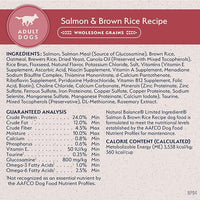Natural Balance Limited Ingredient Adult Dry Dog Food with Healthy Grains, Salmon & Brown Rice Recipe, 4 Pound (Pack of 1)