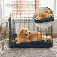 Bedsure Memory Foam Dog Beds Large Sized Dog - 35"L x 22"W x 3"Th / Navy - image 3
