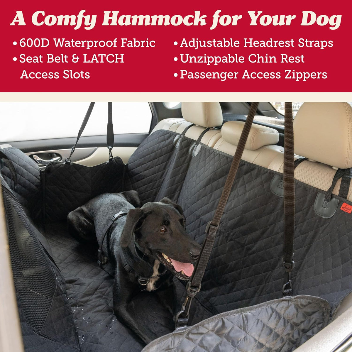 Lusso Gear Dog Car Seat Cover - Hammock - image 2