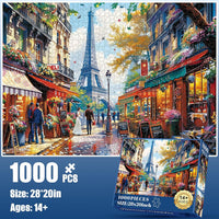 1000 Pieces Puzzle for Adults - Eiffel Tower Couple - image 2