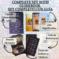 Witchy Cauldron Tarot Cards for Beginners with Meanings on Them - Spanish - image 2