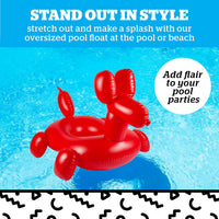 BigMouth Inc. Giant Balloon Animal Pool Float, Over 4' Wide - image 2