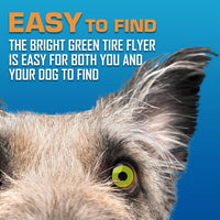 Nerf Dog Tire Flyer Dog Toy Gift Set - Green / 10 Inch (Pack of 2) - image 2