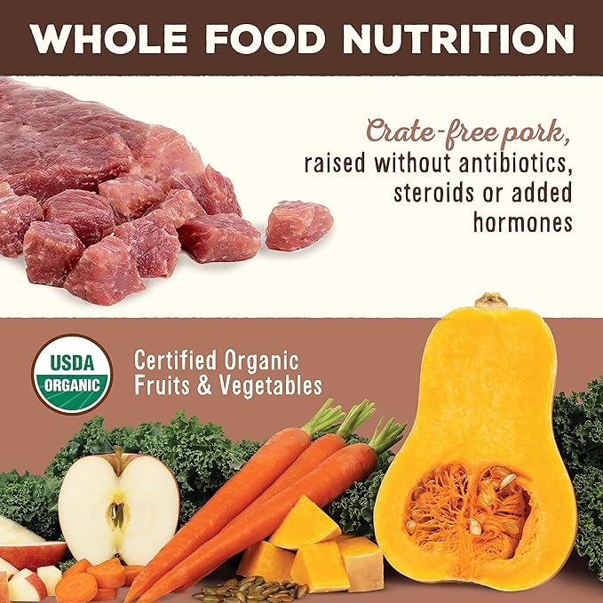 Primal Freeze Dried Raw Dog Food Nuggets, Pork, Complete & Balanced Meal, Also Use as Topper or Treat, Premium, Healthy, Grain Free, High Protein Raw Dog Food, 5.5 oz