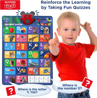 LEARNING BUGS Interactive ABC & 123s Talking Poster & Musical Wall - image 4