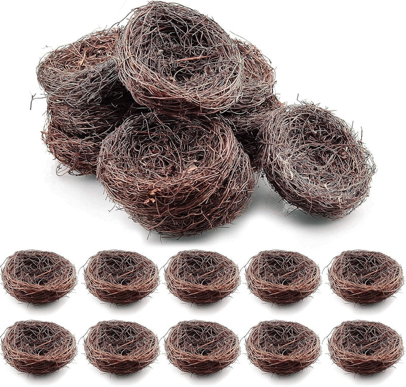 Exasinine 10 Pcs Artificial Bird Nests for Crafts