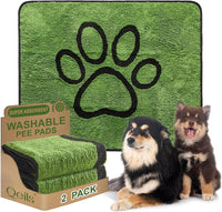 Reusable Dog Pee Pads, Washable Puppy Pads - Flannel / 36"x41"(pack of 2)