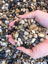Voulosimi 40 LBS River Rock Stones - 18 LB / Mixed Colors - image 4