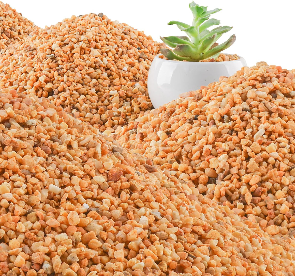 3lb Cactus Pea Gravel Rocks - 45LB / Mixed Colorful