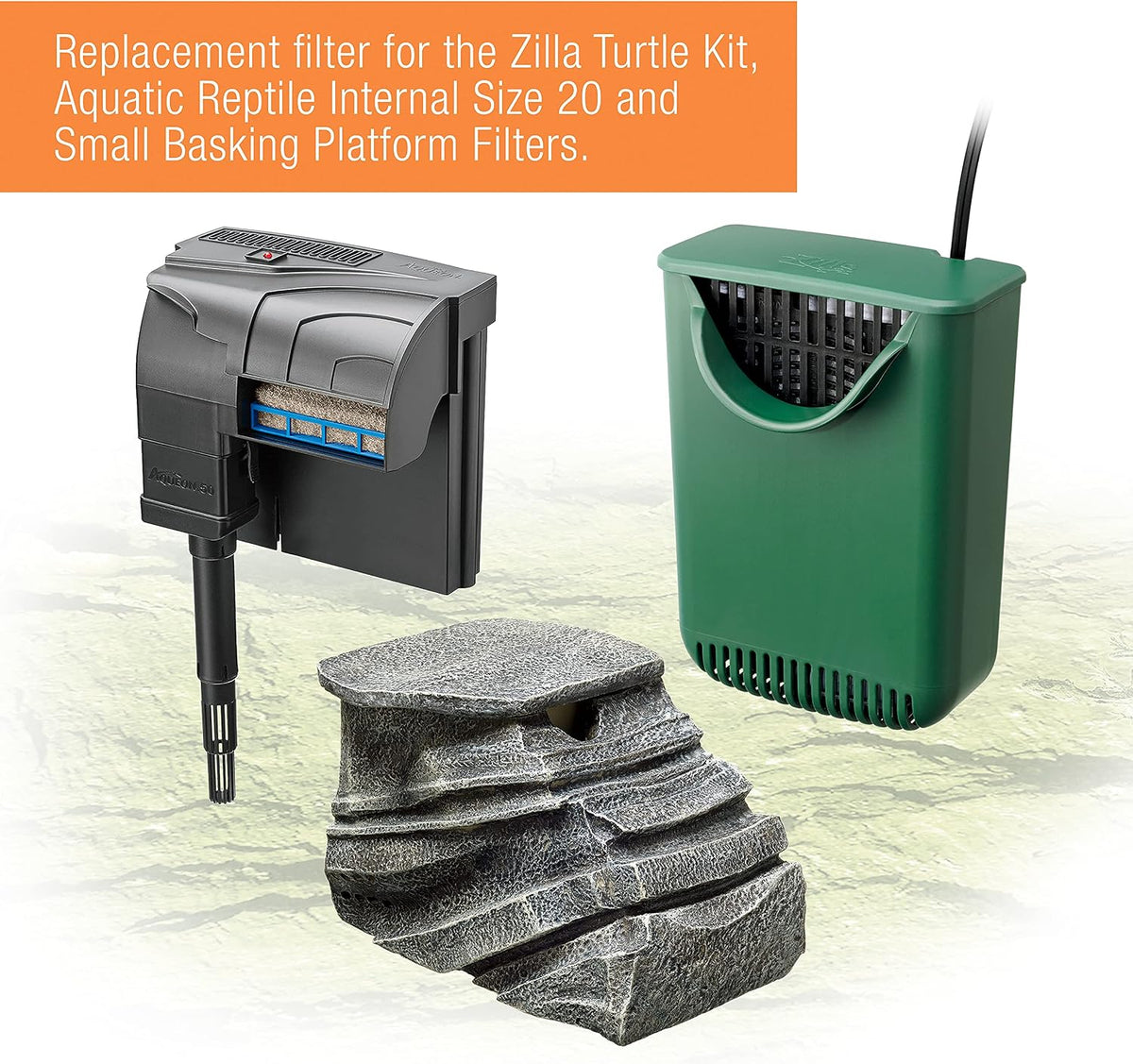 Zilla Reptile Pet Terrarium Water Filter Replacement Cartridge - Medium (Pack of 2) - image 4