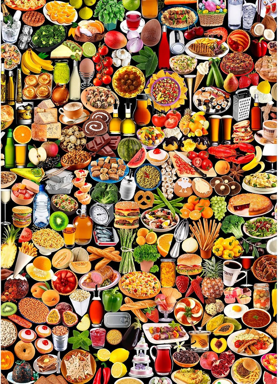 Funny Dog Pizza Jigsaw Puzzles, Food Kitchen - Monta Food