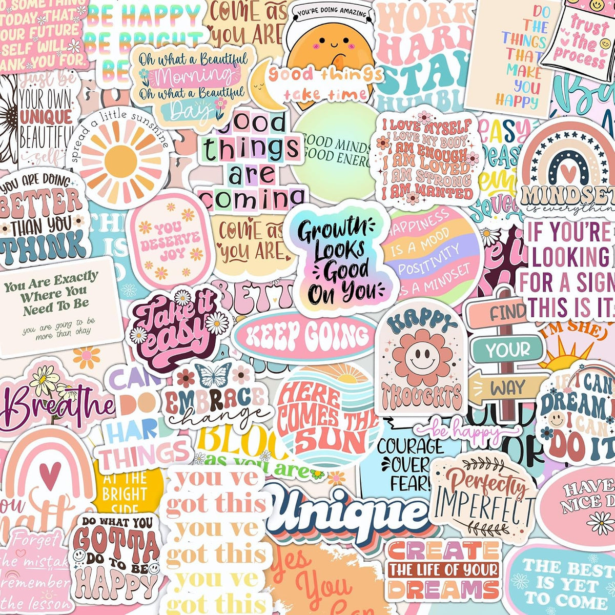 300PCS Affirmation Stickers by Puraesla - 305