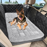 Dog Car Bed Mat Non-Slip Backseat Extender Dog Bed 50" x24.6" – Essentials for Dogs - Light Gray / For Cars/ SUV/ Small Truck (50"×24.6")