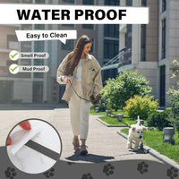 Waterproof Long Line Dog Training Leash, PVC-Coated - Black / 30ft - image 4