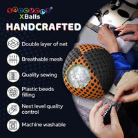 speevers Juggling Balls for Beginners and Professionals Set of 3 - Black - Orange / 3.2 oz - image 4