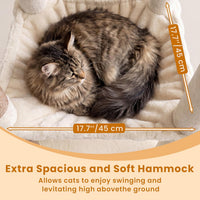 Heybly 53.1" Corner Cat Tree for Large Cats - Beige / 56 inch - image 3