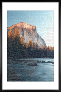 MCS Puzzle Frame, 20x27, Wall-Mounted - 24 x 36 in or smaller / Black