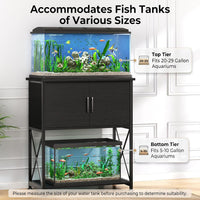 5-10 Gallon Fish Tank Stand - Black / 20-29 Gallon - image 3