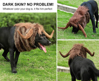 Funny Pet Reindeer Moose Costumes for Dog - Bull / Size L - image 4