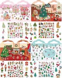 Cosomia 6 reusable puffy sticker books with princess, mermaid and garden themes - view 19