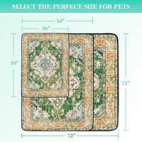 Thicken Washable Pee Pads for Dogs, Waterproof Reusable Pee Pads for Dogs，54"x72" Super Absorbent Leakproof Dog Pads, Non-Slip Potty Pads for Floor, Crate, Couch, Whelping Pads Pet Supplies