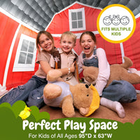W&O Space Explorer Inflatable Fort with Lights & Sound - Country Barn - image 4